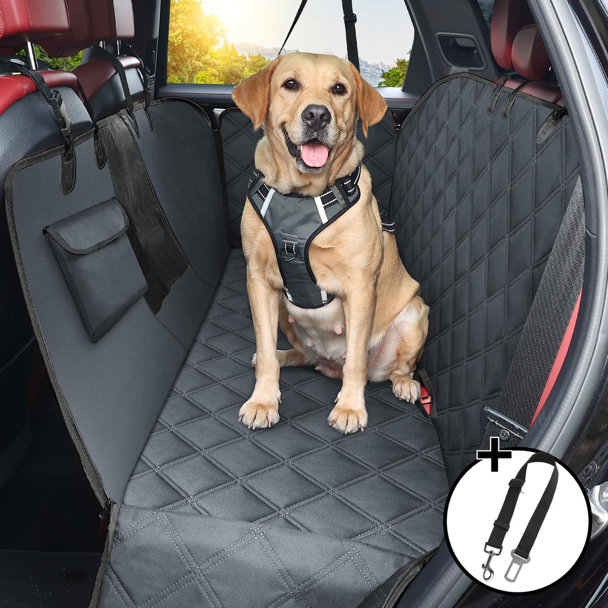 KYG Dog Car Hammock and Seat Cover