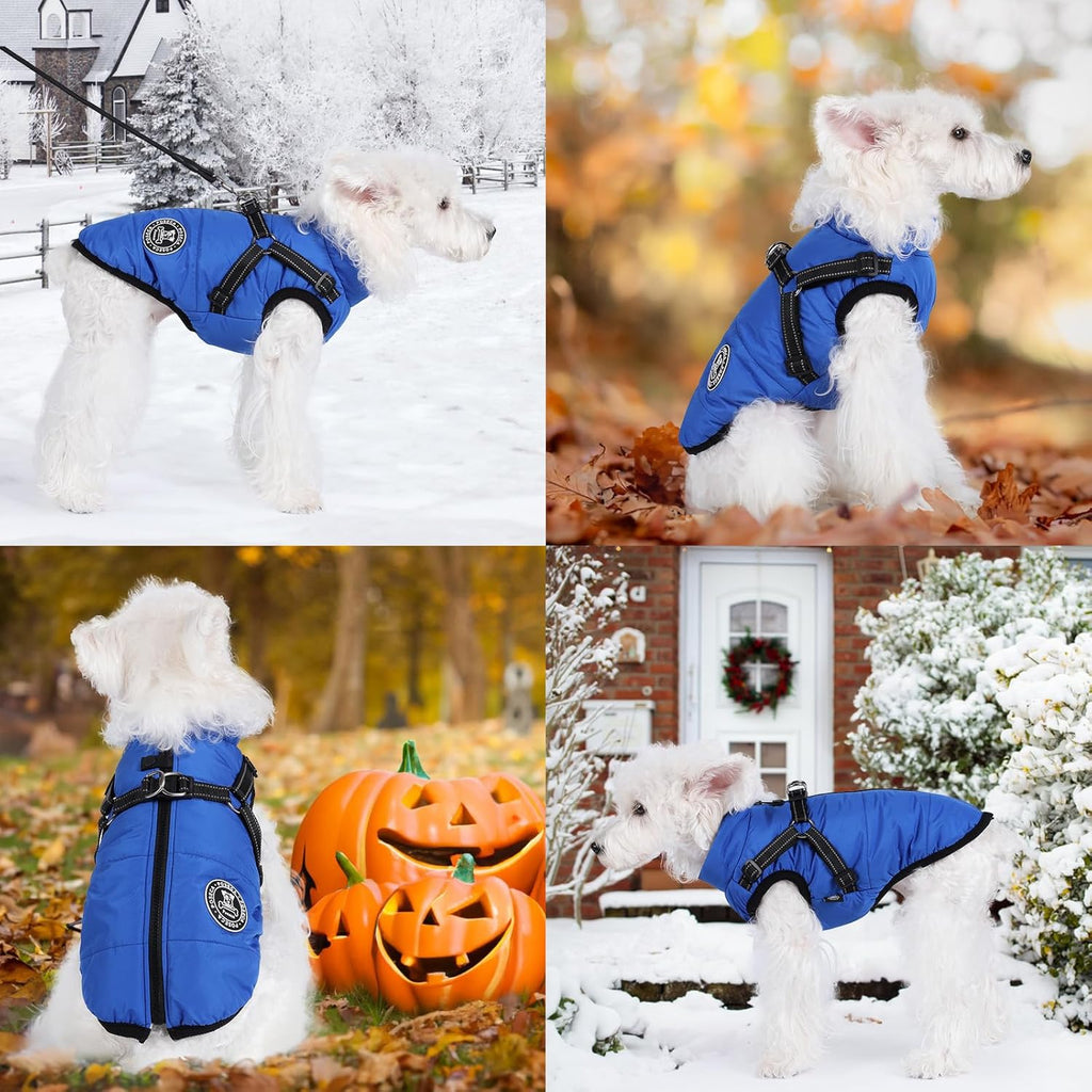 Poseca Dog Coat with Harness Attachment