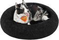 Feandrea Plush Donut Pet Bed