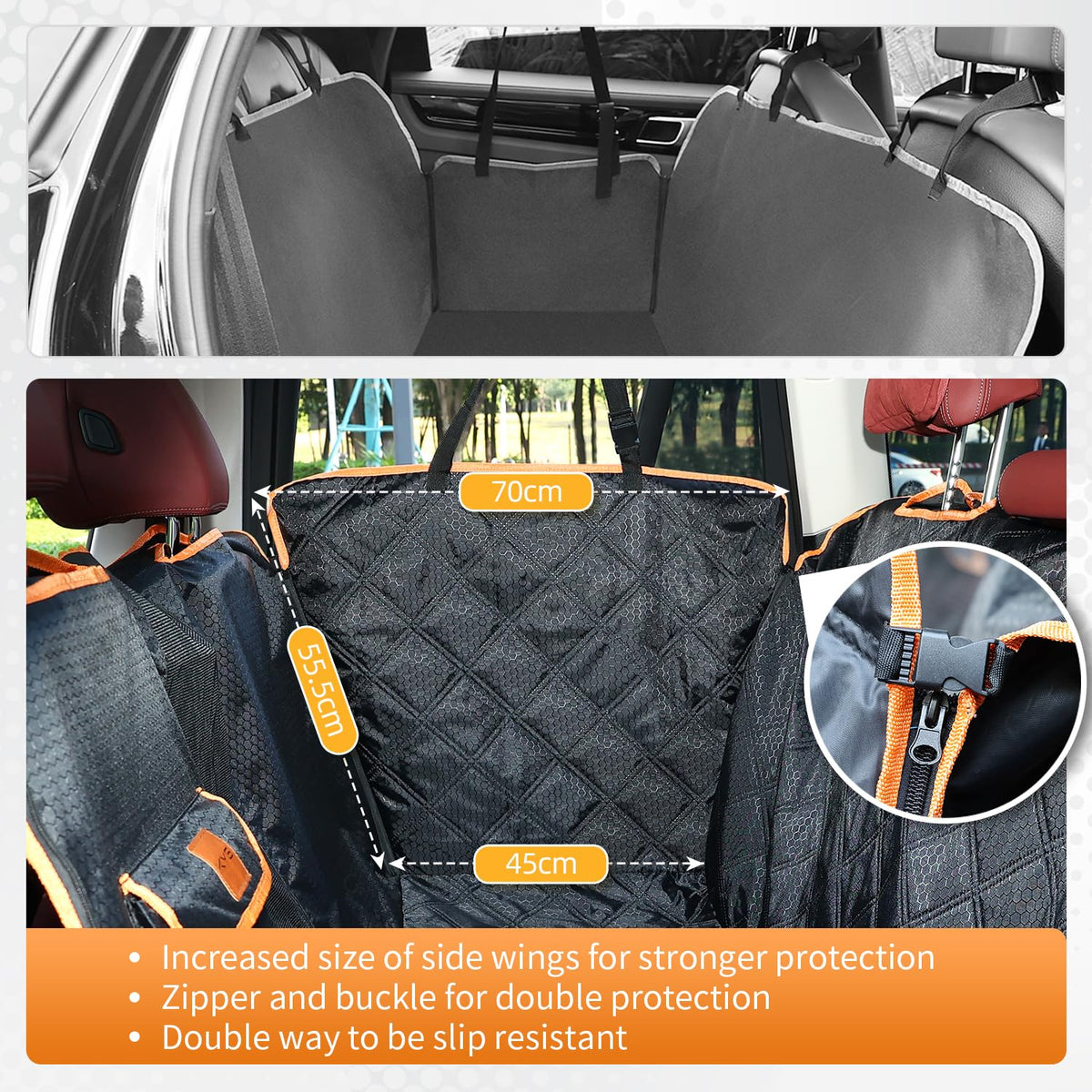 KYG Dog Car Hammock and Seat Cover