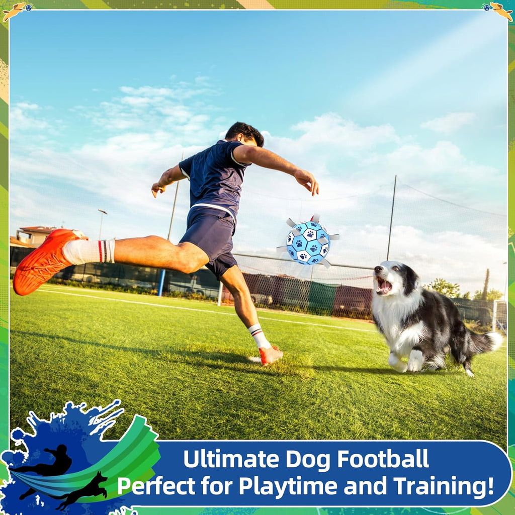 HETOO Dog Football with Grab Tabs