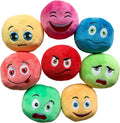 TONGKTAI Squeaky Plush Ball Toys for Small Dogs