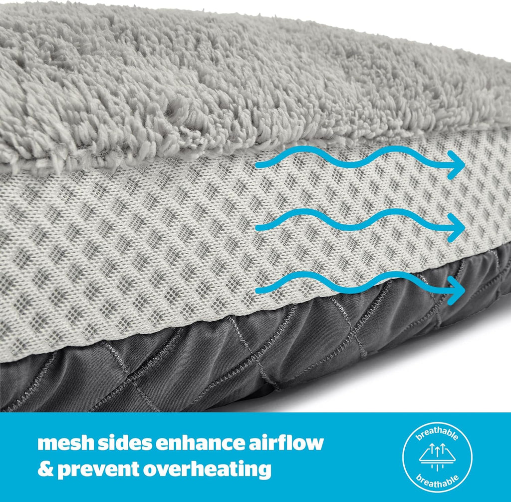 Silentnight Airmax Dog Bed with Reversible Cushion
