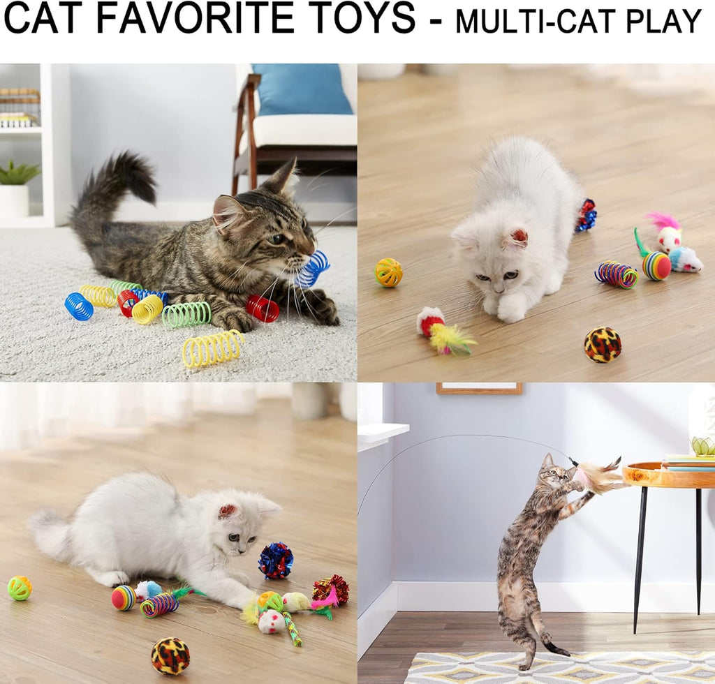 Suhaco Cat Toy Set, 21 Pieces