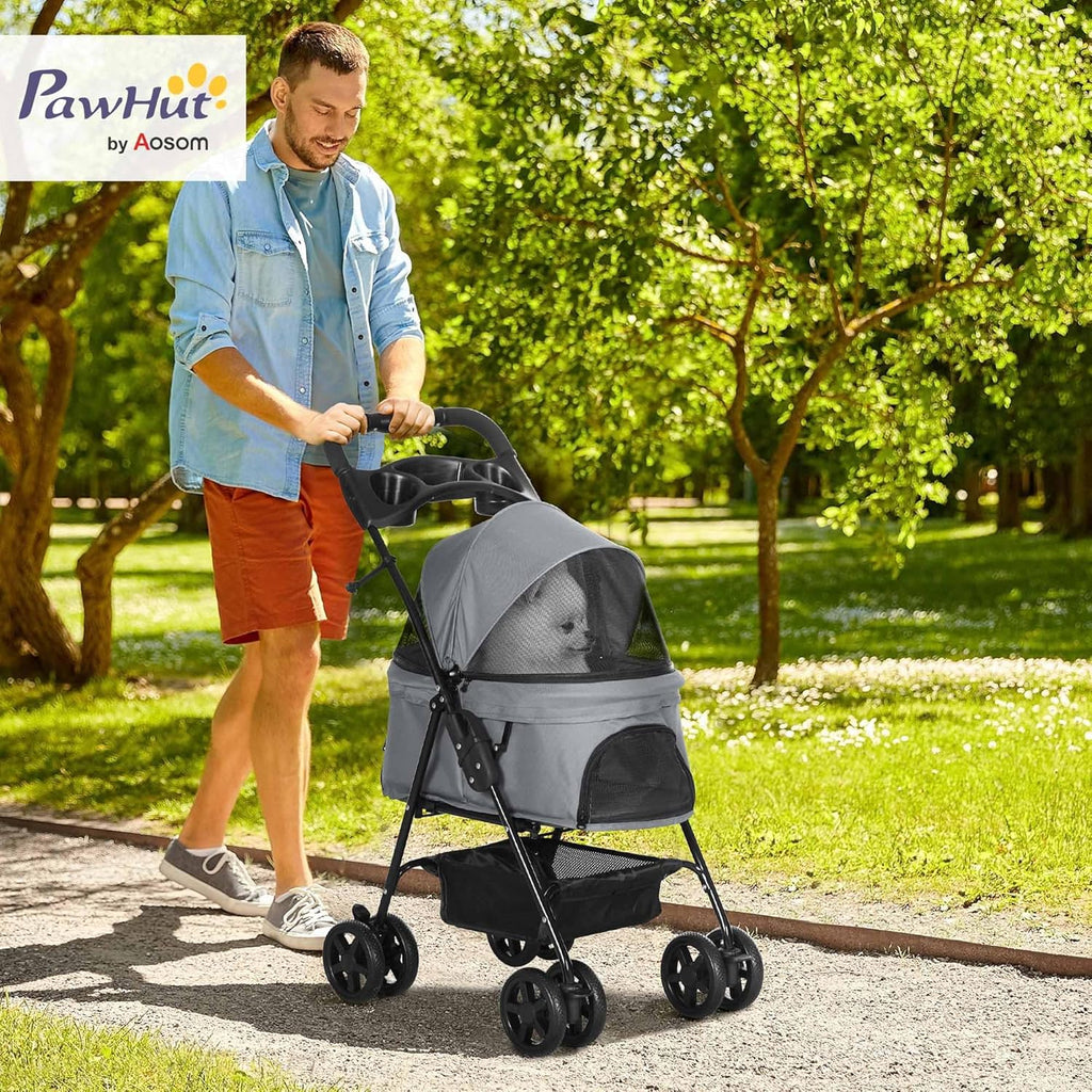 PawHut Foldable Pet Stroller