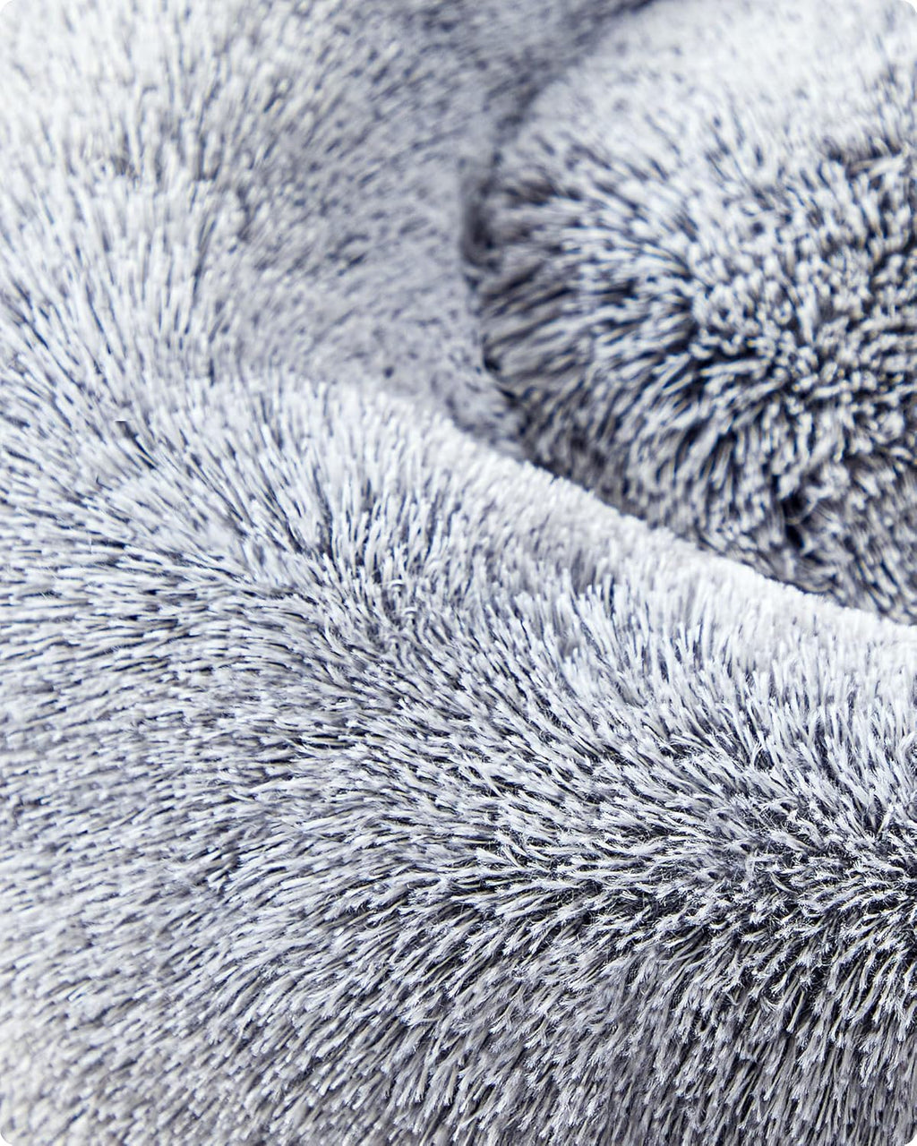 Feandrea Plush Donut Pet Bed with Centre Cushion