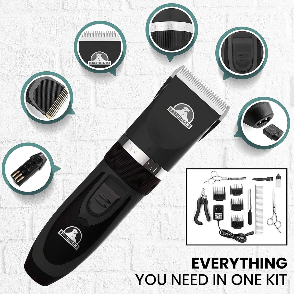 Pet Union Cordless Pet Grooming Kit