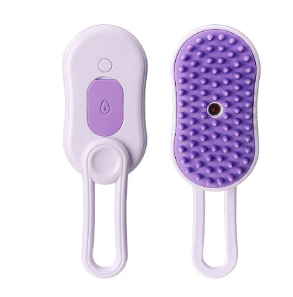 USB Pet Grooming Brush with Water Spray